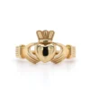 14K Yellow Gold Claddagh Ring