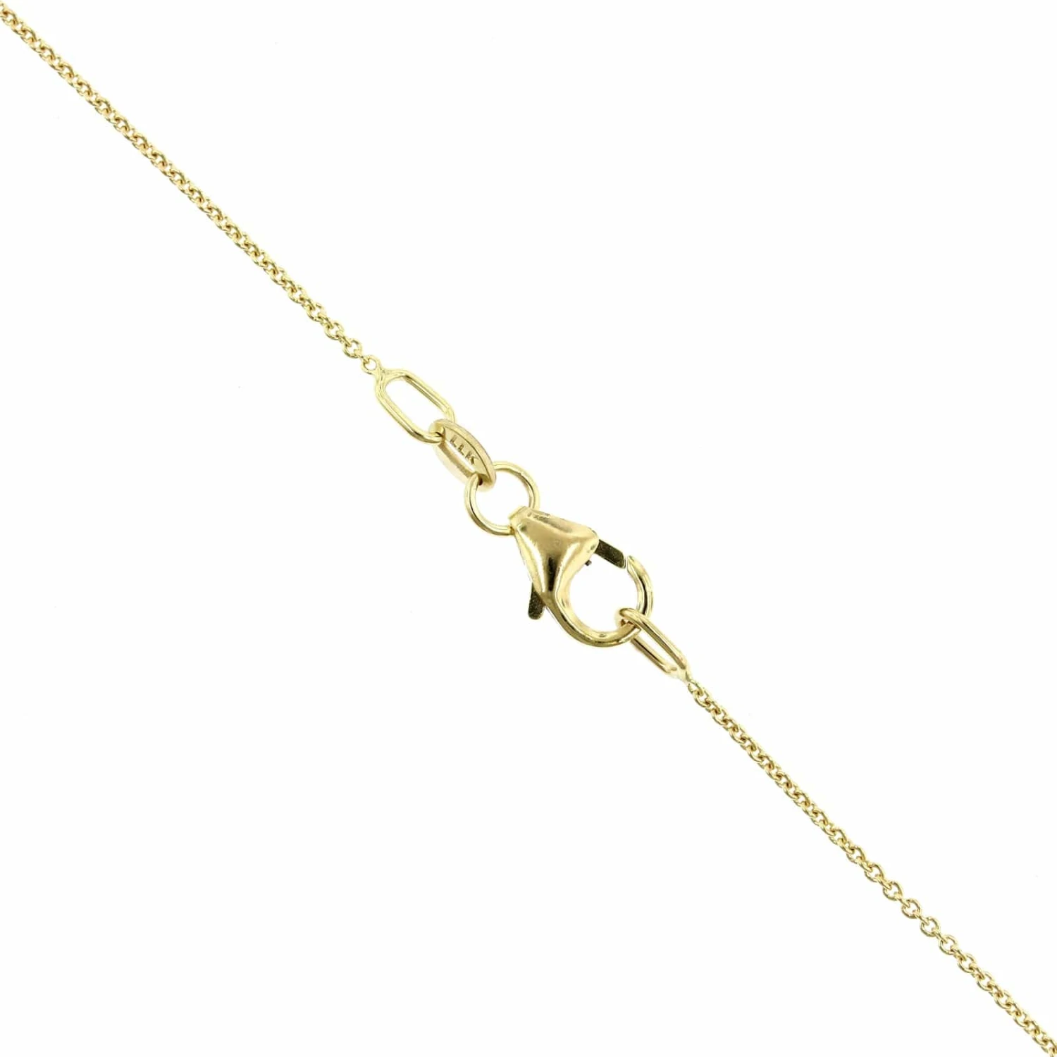 14K Yellow Gold Cross Pendant - Image 3