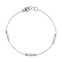 14K White Gold Sophia Ryan Marquise Diamond Trio Bracelet