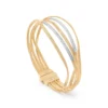 Marco Bicego 18K Yellow & White Gold Five Coil Marrakech Diamond Bracelet