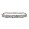 Roberto Coin 18K White Gold Pois Moi Luna Narrow Diamond Bangle