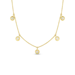 Roberto Coin 18K Yellow Gold Diamond Necklace