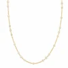 18K Yellow Gold Diamond By The Yard Necklace
