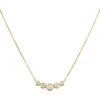 14K Yellow Gold Graduated Diamond Necklace