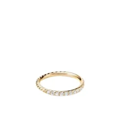 Ring With Diamonds In 18K Gold