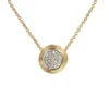 Marco Bicego Delicati 18K Yellow Gold Diamond Pave Bead Pendant