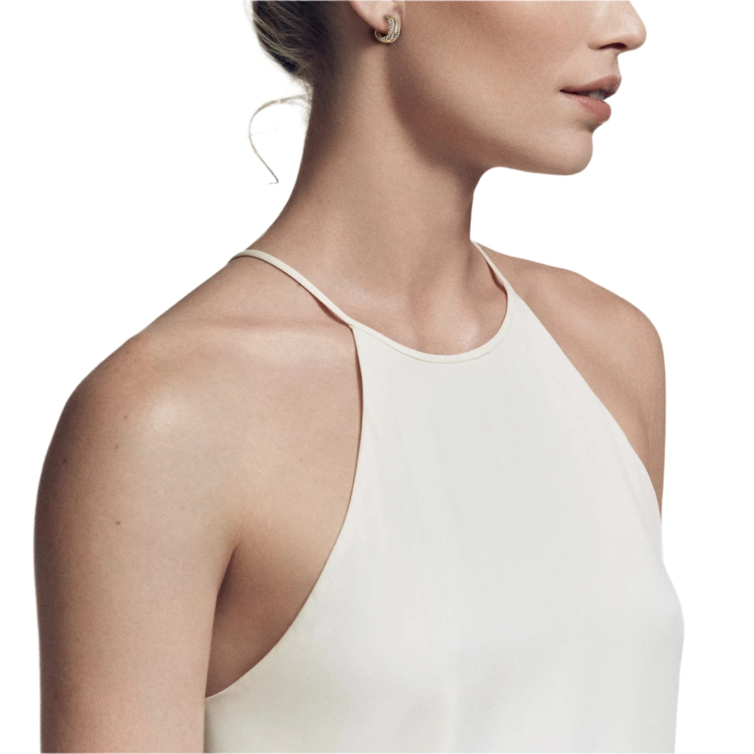 Hoop Earrings With Gold - Image 2