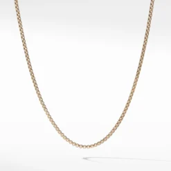 Small Box Chain In Gold