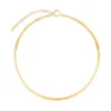 Cadar 18K Yellow Gold Square Foundation Chain Necklace