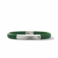 Streamline® ID Green Rubber Bracelet