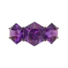 18K Rose Gold Hexagonal Amethyst Ring