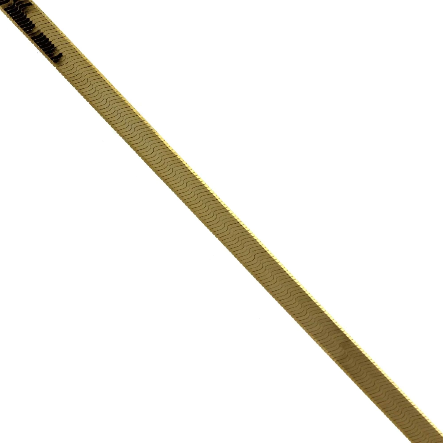 14K Yellow Gold Herringbone Bracelet - Image 3