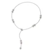 Mikimoto 18K White Gold Pearl In Motion Necklace