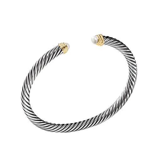 Cable Classics Bracelet With Pearls And Gold - Image 3