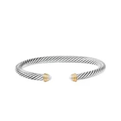 Cable Classics Bracelet With Pearls And Gold