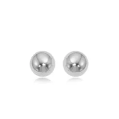 Sterling Silver 6mm Ball Stud Earrings