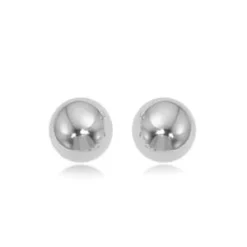 Sterling Silver 8mm Ball Stud Earrings