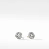 Petite Infinity Stud Earrings With Diamonds