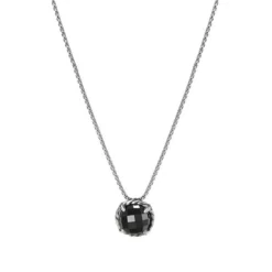 Chatelaine Pendant Necklace With Black Onyx
