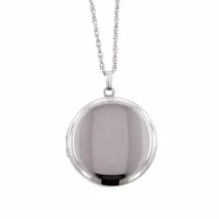 Sterling Silver Round Locket
