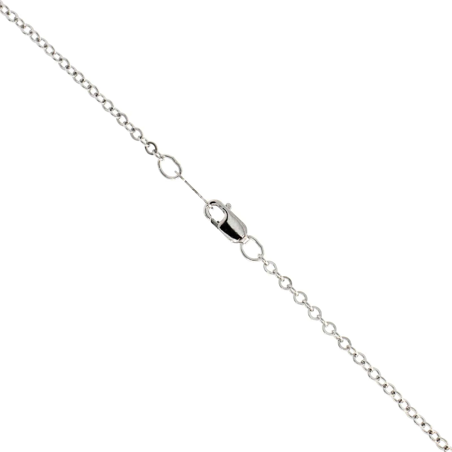 Sterling Silver Open Heart Pendant Necklace - Image 3